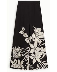 Dixie - Pantalon Palazzo Imprimé Fleuri Taille Haute - Lyst