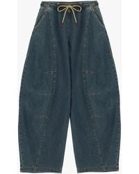 Dixie - Pantalon Palazzo Large Taille Haute À Cordon - Lyst