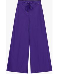 Dixie - Pantalon Palazzo Taille Haute À Cordon - Lyst
