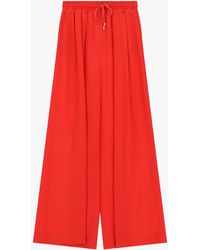 Dixie - Pantalon Palazzo Taille Haute À Cordon - Lyst