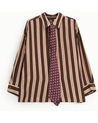 Dixie - Chemise À Rayures Manches Longues Col Classique - Lyst
