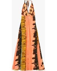 Dixie - Robe Longue Imprimée Tie-Dye À Dos Nu - Lyst