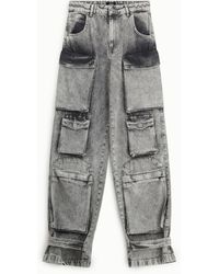 Dixie - Jeans Wide Leg À Grandes Poches Cargo - Lyst