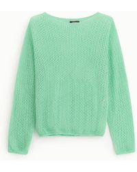 Dixie - Pull Ajouré À Manches Longues Et Encolure Bateau - Lyst