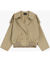 Dixie - Giacca Bomber Stile Trench Con Bottoni Doppi - Lyst