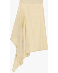 Dixie - Jupe Asymétrique Taille Haute À Drapé - Lyst