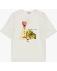 Dixie - T-Shirt À Motif Graphique Coupe Regular Col Rond - Lyst