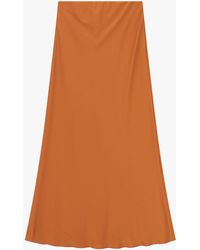 Dixie - Gonna Lunga Svasata Vita Alta Tinta Unita - Lyst