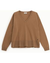 Dixie - Maglione Girocollo Ampio Con Maniche Lunghe - Lyst