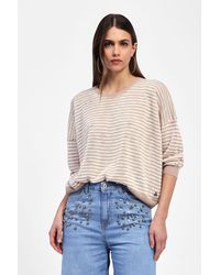 Dixie - Maglione A Righe Maniche Lunghe - Lyst