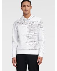 supreme newsprint sweater white