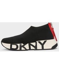 dkny reesa logo trainers
