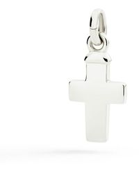 Dodo - Sterling Maxi Cross Charm - Lyst
