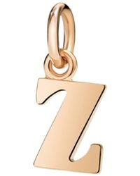 Dodo - Rose Letter Z Charm - Lyst