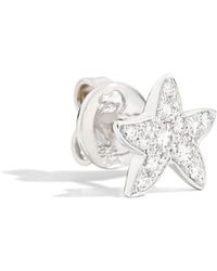 Dodo - Ohrring Stellina Weissgold Und Diamanten - Lyst