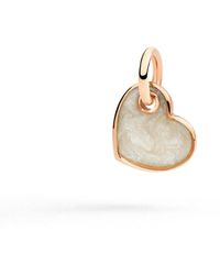 Dodo - Rose & Enamel Heart Charm - Lyst