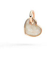 Dodo - Rose & Enamel Heart Charm - Lyst