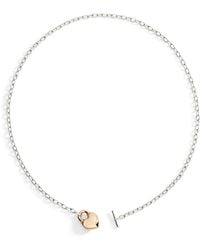 Dodo - Rose & Heart Necklace - Lyst