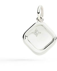 Dodo - Diamond Signet Charm - Lyst