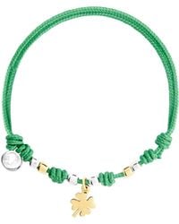 Dodo - Bracelet Cordon Mini Trèfle À Quatre Feuilles - Lyst