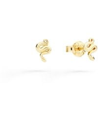 Dodo - Mini Snake Stud Earrings - Lyst