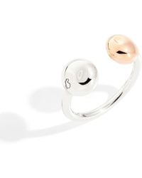 Dodo - Ring Pepita Silber Und Roségold - Lyst