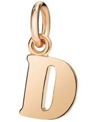 Dodo - Rose Letter D Charm - Lyst