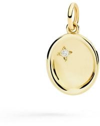 Dodo - Diamond Signet Charm - Lyst