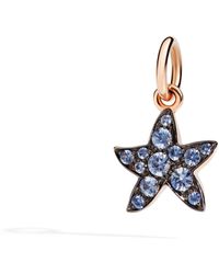 Dodo - Rose & Sapphire Star Charm - Lyst