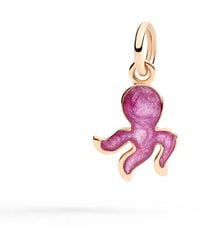 Dodo - Rose & Enamel Octopus Charm - Lyst