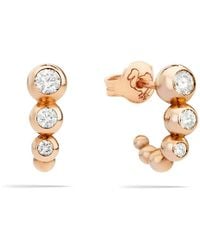 Dodo - Rose & Diamonds Bollicine Stud Earrings - Lyst