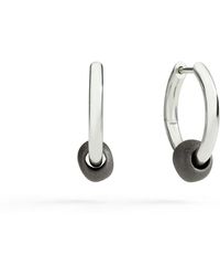 Dodo - Pepita Hoop Earrings & Titanium - Lyst