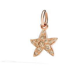 Dodo - Anhänger Stellina Roségold Und Diamanten - Lyst