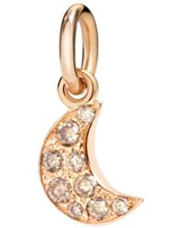 Dodo - Rose & Diamond Moon Charm - Lyst