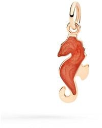 Dodo - Pendentif Hippocampe Or Rose & Émail - Lyst