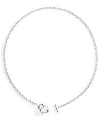 Dodo - Sterling Bold Heart Necklace - Lyst