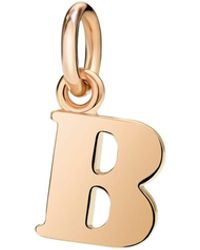 Dodo - Rose Letter B Charm - Lyst