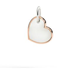 Dodo - Rose Xl Heart Charm - Lyst