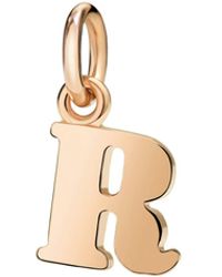 Dodo - Rose Letter R Charm - Lyst