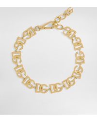 Dolce & Gabbana - ゴールド Dg チョーカー - Lyst