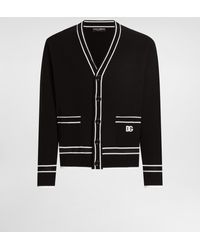 Dolce & Gabbana - Oversized Cotton Piqué Cardigan With Buttons - Lyst