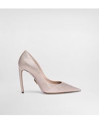 Dolce & Gabbana - Devotion Satin Pumps With Rhinestones - Lyst