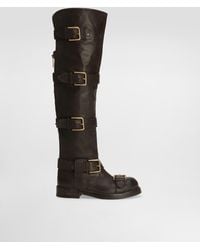 Dolce & Gabbana - Horse Leather Boots - Lyst