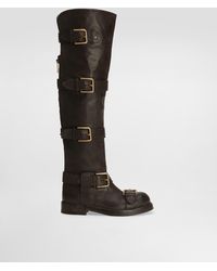 Dolce & Gabbana - Horse Leather Boots - Lyst