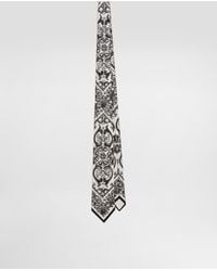 Dolce & Gabbana - Majolica-Print Silk Twill Tie - Lyst