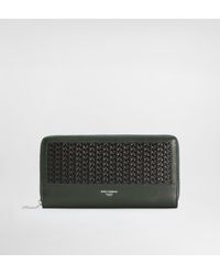 Dolce & Gabbana - Plongé Woven Calfskin Wallet - Lyst