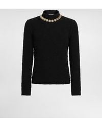 Dolce & Gabbana - High-Neck Wool Pullover - Lyst