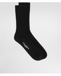 Dolce & Gabbana - Ribbed Cotton Socks - Lyst