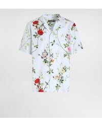 Dolce & Gabbana - Rose-Print Poplin Hawaii Shirt - Lyst