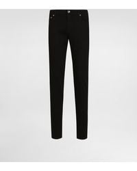 Dolce & Gabbana - Slim Fit Stretch Cotton Jeans - Lyst